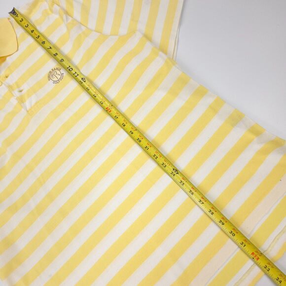 POLO GOLF Ralph Lauren Striped Cotton Shirt Preppy Old Money Quiet Luxury Sporty - Picture 5 of 7